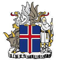 Republic of Iceland Flag